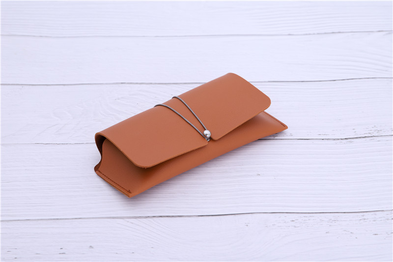 Double thickness Synthetic Leather Eyeglasses Case