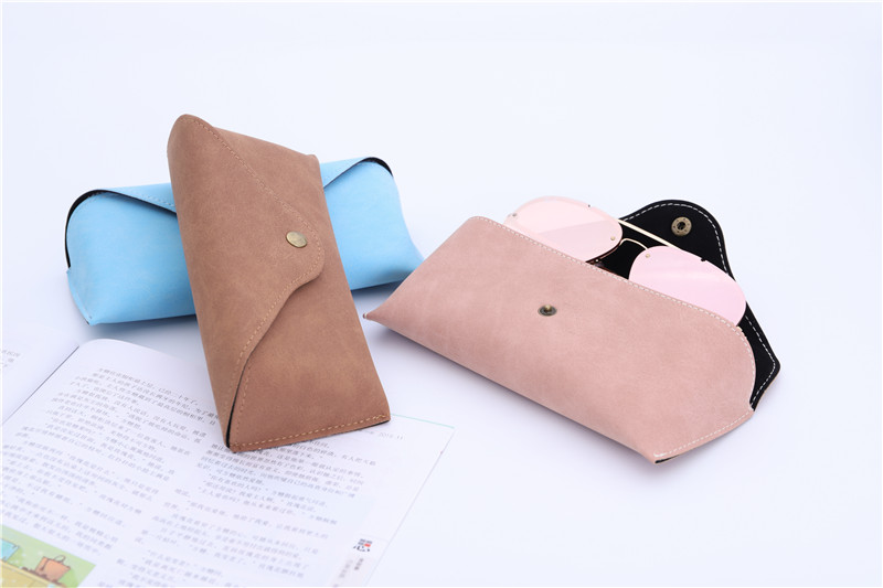 Flip Flap Synthetic leather Sunglasses Case