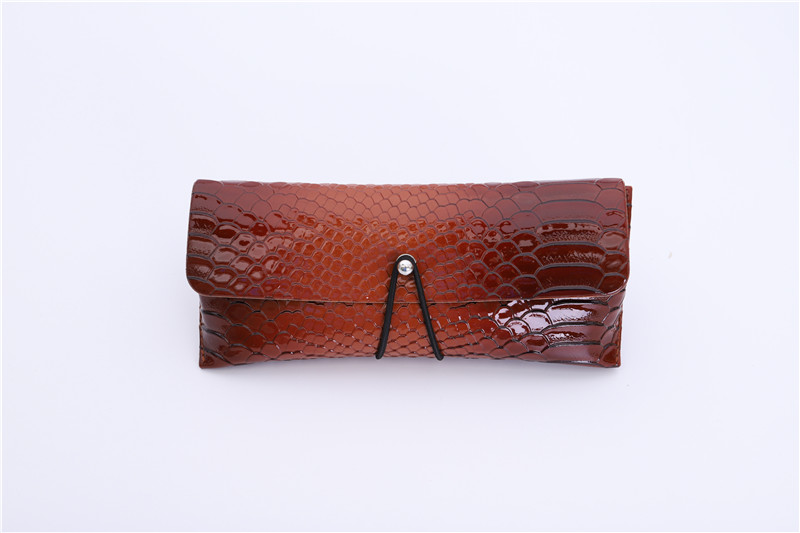 Crocodile leather Sunglasses Case