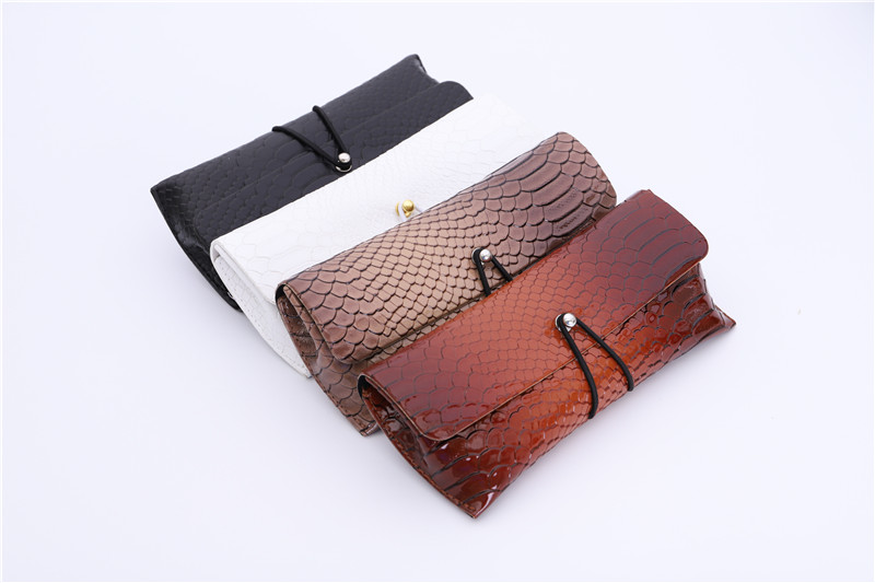 Crocodile leather Sunglasses Case