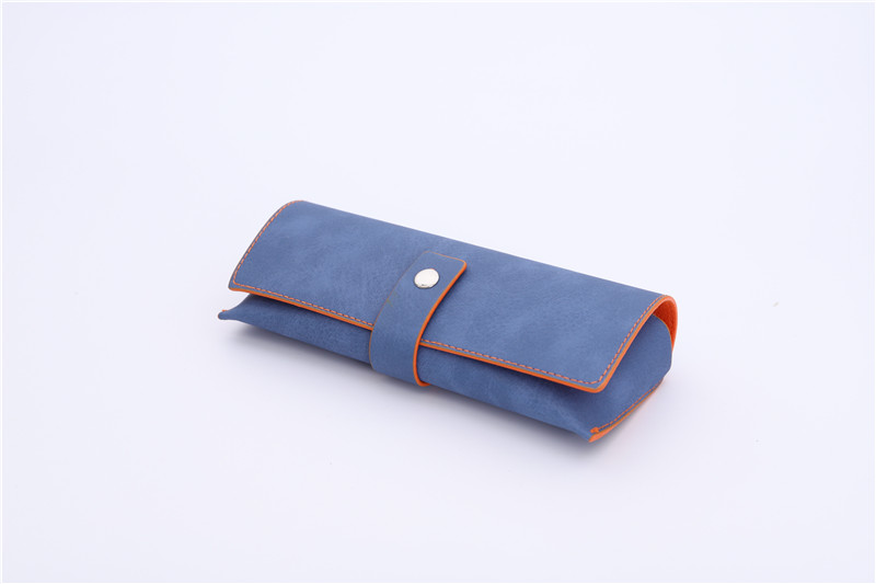 Blue leather cool Spectacle Case