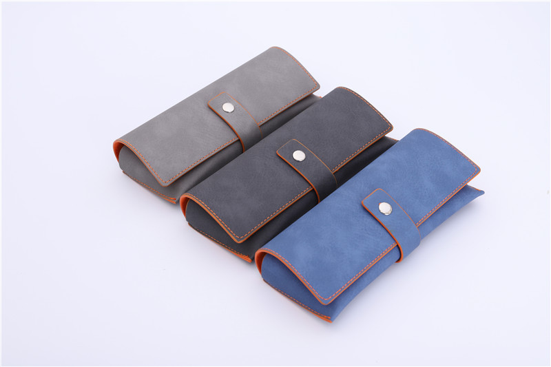 Colored leather cool Spectacle Case