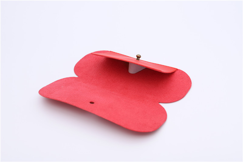 Simple Genuine leather Sunglasses case