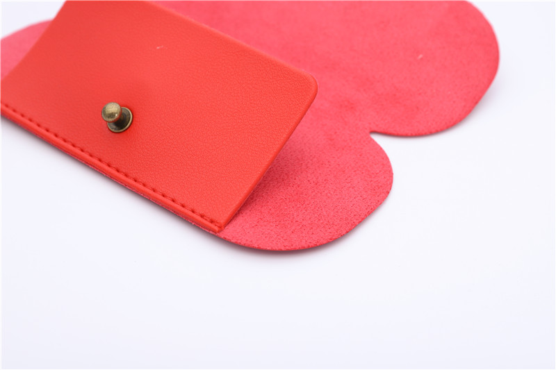 Simple Genuine leather Sunglasses case