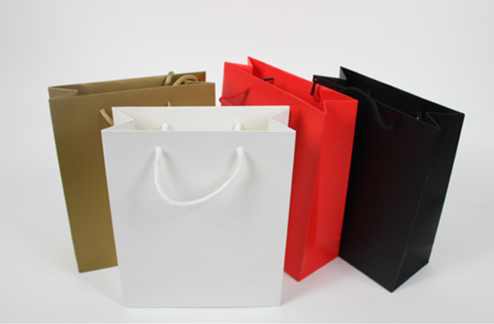 Luxury colored paper bag
