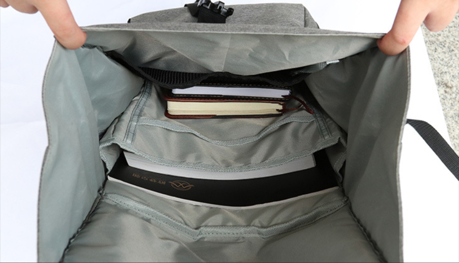 Anti-theft travel laptop bag