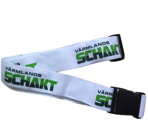 sublimated printed polyester lanyard