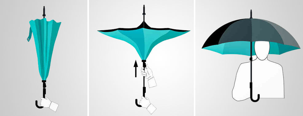 Reverse Inverted Umbrella