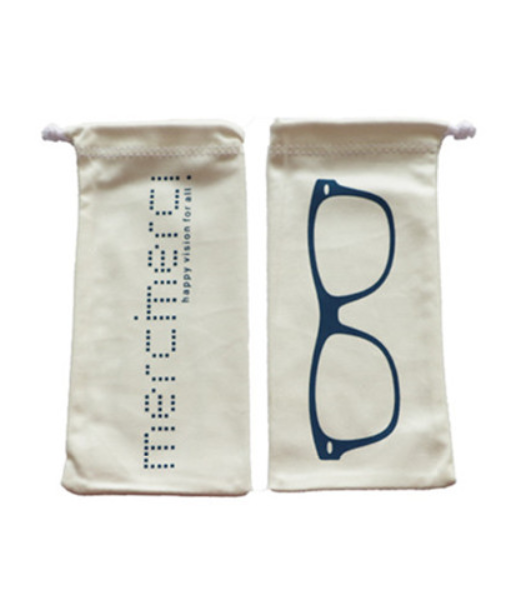 White Simple Sunglasses Bag