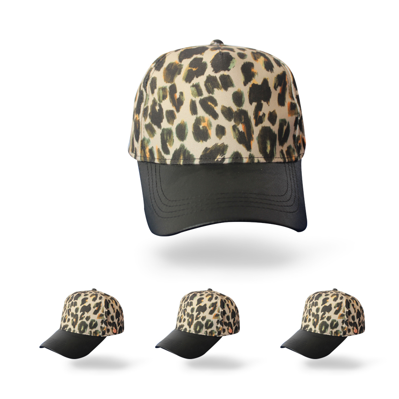 leopard baseball cap