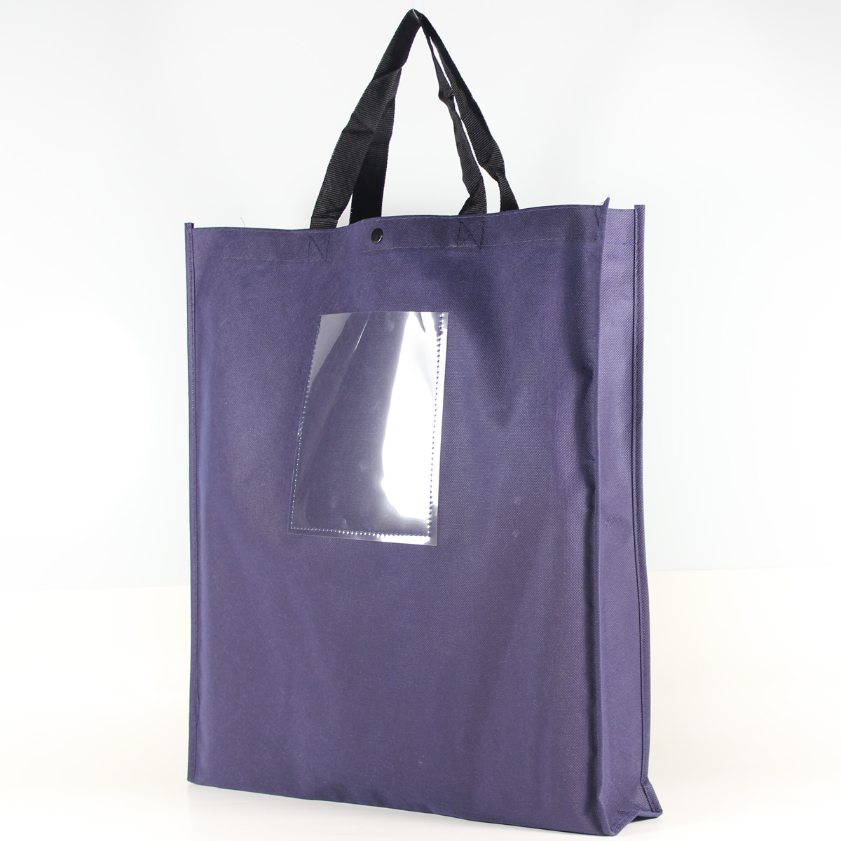Non woven bag with Clear pocket