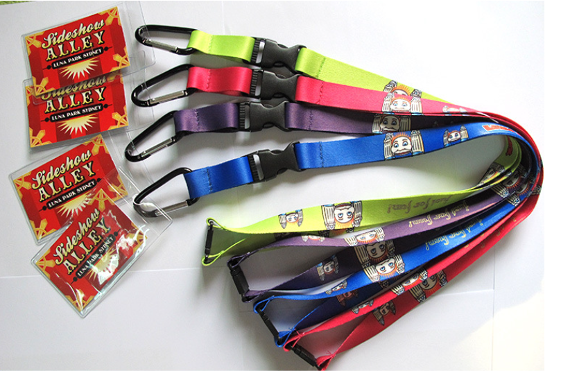 Sublimated lanyard with hangtag